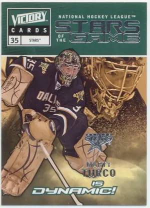 2009-10 VICTORY - MARTY TURCO #SG11 STARS OF THE GAME