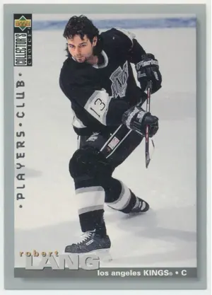 1995-96 COLLECTOR'S CHOICE - ROBERT LANG #175 PLAYERS CLUB