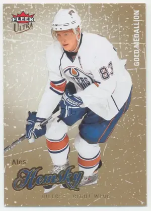 2008-09 FLEER ULTRA - ALES HEMSKY #152 GOLD MEDALLION