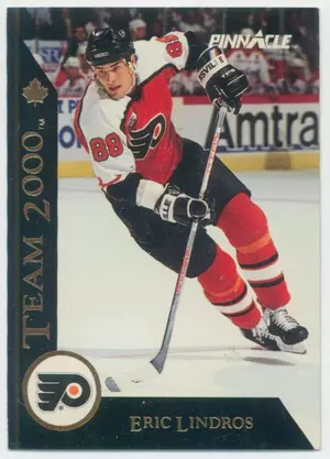 1992-93 PINNACLE (CDN) - ERIC LINDROS #1 TEAM 2000