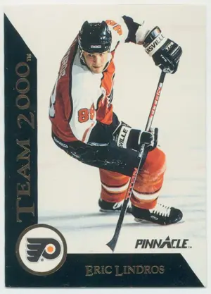 1992-93 PINNACLE (USA) - ERIC LINDROS #1 TEAM 2000
