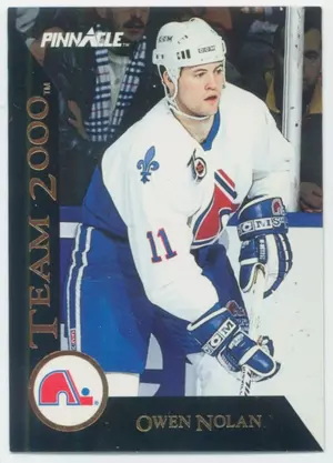 1992-93 PINNACLE (USA) - OWEN NOLAN #10 TEAM 2000