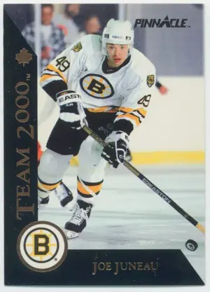 1992-93 PINNACLE (CDN) - JOE JUNEAU #19 TEAM 2000
