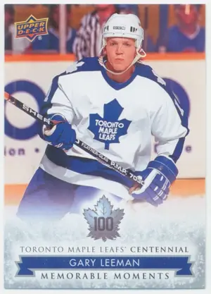 2017 TORONTO MAPLE LEAFS CENTENNIAL - GARY LEEMAN #189 MEMORABLE MOMENTS SP!