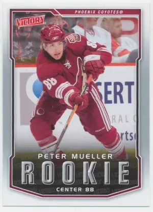 2007-08 VICTORY - PETER MUELLER #336 ROOKIE