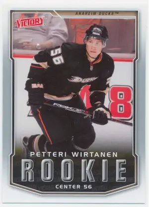 2007-08 VICTORY - PETTERI WIRTANEN #337 ROOKIE