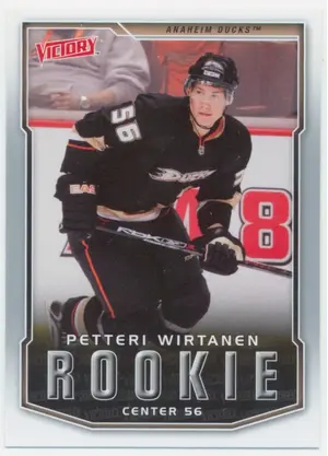 2007-08 VICTORY - PETTERI WIRTANEN #337 ROOKIE