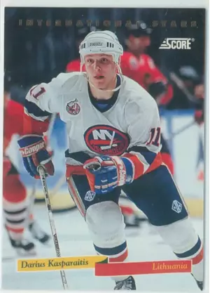 1993-94 SCORE (CDN) - DARIUS KASPARAITIS #17 INTERNATIONAL STARS