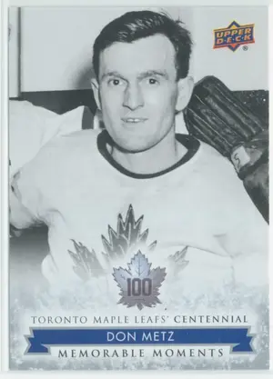 2017 TORONTO MAPLE LEAFS CENTENNIAL - DON METZ #173 RETIRED NUMBERS SP!