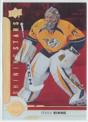 2017-18 UPPER DECK - PEKKA RINNE #SSG-8 SHINING STARS RED