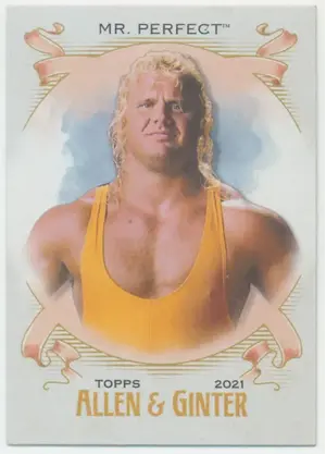 2021 Topps Heritage WWE - Mr. Perfect #AG-13 Allen & Ginter