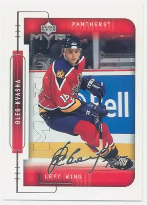 1999-00 MVP - OLEG KVASHA #89 SILVER SCRIPTS