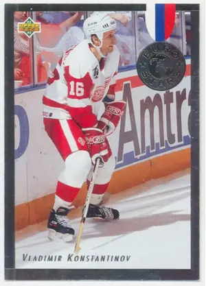 1992-93 UPPER DECK - VLADIMIR KONSTANTINOV #E10 EURO STARS