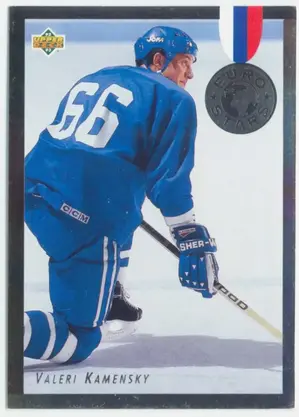 1992-93 UPPER DECK - VALERI KAMENSKY #E20 EURO STARS