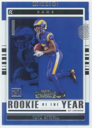 2021 Contenders Football - Tutu Atwell #ROY-TAT Rookie of the Year
