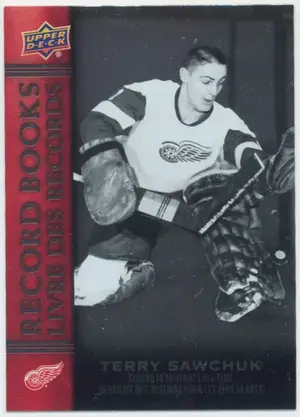 2023 TIM HORTONS LEGENDS - TERRY SAWCHUK #RB-4 RECORD BOOKS