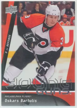 2009-10 UPPER DECK - OSKARS BARTULIS #484 YOUNG GUNS