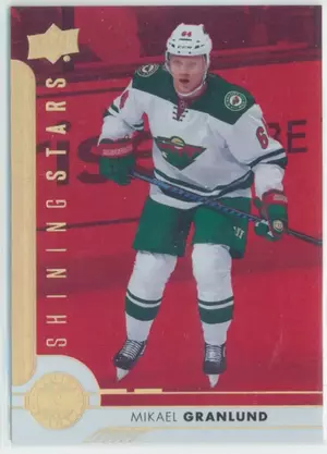 2017-18 UPPER DECK - MIKAEL GRANLUND #SSC-5 SHINING STARS RED