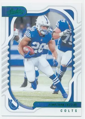 2022 Absolute - Jonathan Taylor #32 Green Parallel