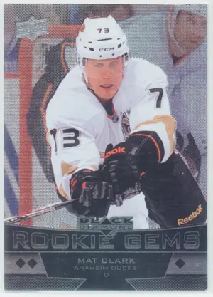 2012-13 BLACK DIAMOND - MAT CLARK #176 ROOKIE GEMS⚠️