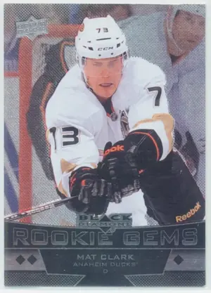 2012-13 BLACK DIAMOND - MAT CLARK #176 ROOKIE GEMS⚠️