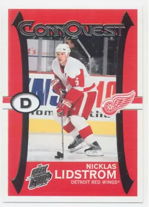 2003-04 PACIFIC QUEST FOR THE CUP - NICKLAS LIDSTROM #3 CONNQUEST