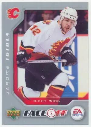 2007-08 UPPER DECK VICTORY - JAROME IGINLA #FO1 EA SPORTS FACE-OFF