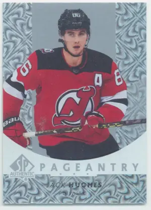 2022-23 SP AUTHENTIC - JACK HUGHES #P-18 PAGEANTRY