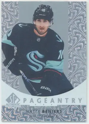 2022-23 SP AUTHENTIC - MATTY BENIERS #P-63 PAGEANTRY