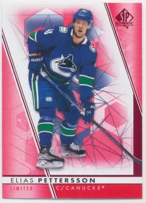 2022-23 SP AUTHENTIC - ELIAS PETTERSSON #40 LIMITED RED