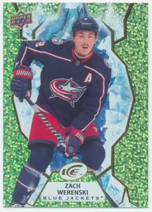 2021-22 UPPER DECK ICE - ZACH WERENSKI #25 GREEN