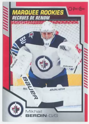 2020-21 O-PEE-CHEE UPDATE - MIKHAIL BERDIN #626 MARQUEE ROOKIES RED PARALLEL