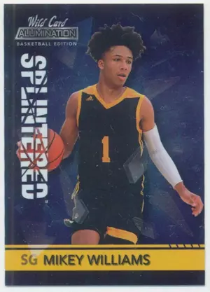 2021-22 Wild Card Alumination - Mikey Williams #ASP-40 Splintered