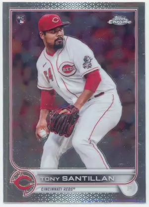 2022 Topps Chrome - Tony Santillan #193 RC