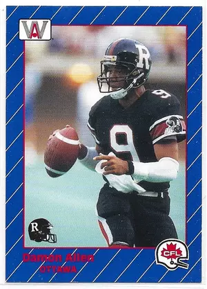 1991 All World CFL #60 Damon Allen