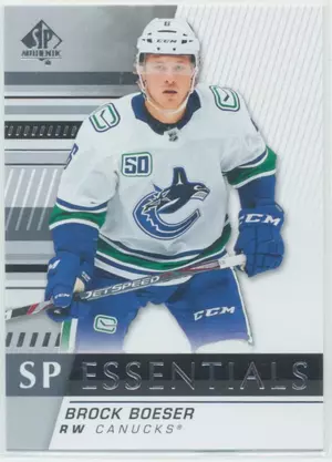 2019-20 SP AUTHENTIC - BROCK BOESER #SPE-BB SP ESSENTIALS