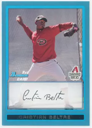 2009 Bowman - Cristian Beltre #BP40 Prospect Blue Parallel 175/500