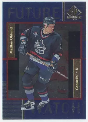 1997-98 SP AUTHENTIC - MATTIAS OHLUND #196 FUTURE WATCH