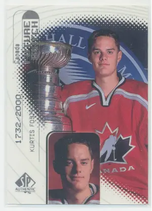 1998-99 SP AUTHENTIC - KURTIS FOSTER #116 FUTURE WATCH 1732/2000