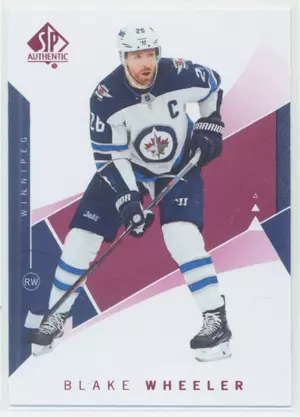 2018-19 SP AUTHENTIC - BLAKE WHEELER #77 RED