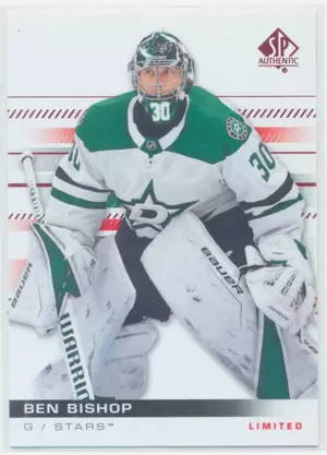 2019-20 SP AUTHENTIC - BEN BISHOP #9 LIMITED RED