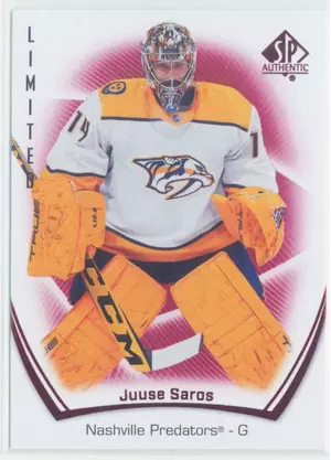 2021-22 SP AUTHENTIC - JUUSE SAROS #48 LIMITED RED