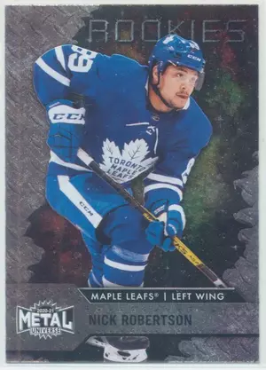 2020-21 SKYBOX METAL UNIVERSE - NICK ROBERTSON #107 ROOKIE