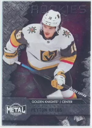 2020-21 SKYBOX METAL UNIVERSE - PEYTON KREBS #130 ROOKIE
