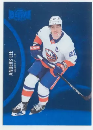 2021-22 SKYBOX METAL UNIVERSE - ANDERS LEE #73 BLUE SPECTRUM