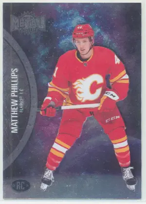 2021-22 SKYBOX METAL UNIVERSE - MATTHEW PHILLIPS #166 ROOKIE