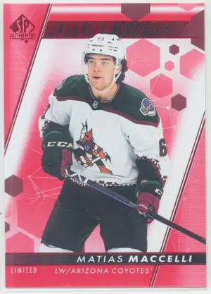 2022-23 SP AUTHENTIC - MATIAS MACCELLI #115 FUTURE WATCH LIMITED RED