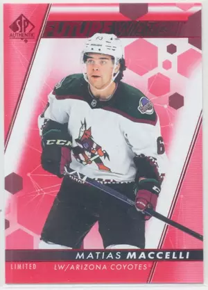 2022-23 SP AUTHENTIC - MATIAS MACCELLI #115 FUTURE WATCH LIMITED RED