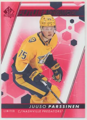 2022-23 SP AUTHENTIC - JUUSO PARSSINEN #172 FUTURE WATCH LIMITED RED