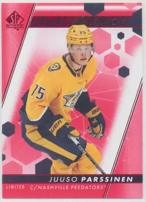 2022-23 SP AUTHENTIC - JUUSO PARSSINEN #172 FUTURE WATCH LIMITED RED